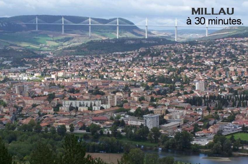 Chambre Au Calme Avec Spa Privatif Gratuit Sud Aveyron Les Palmiers Des Causses Saint-Rome-de-Tarn Extérieur photo